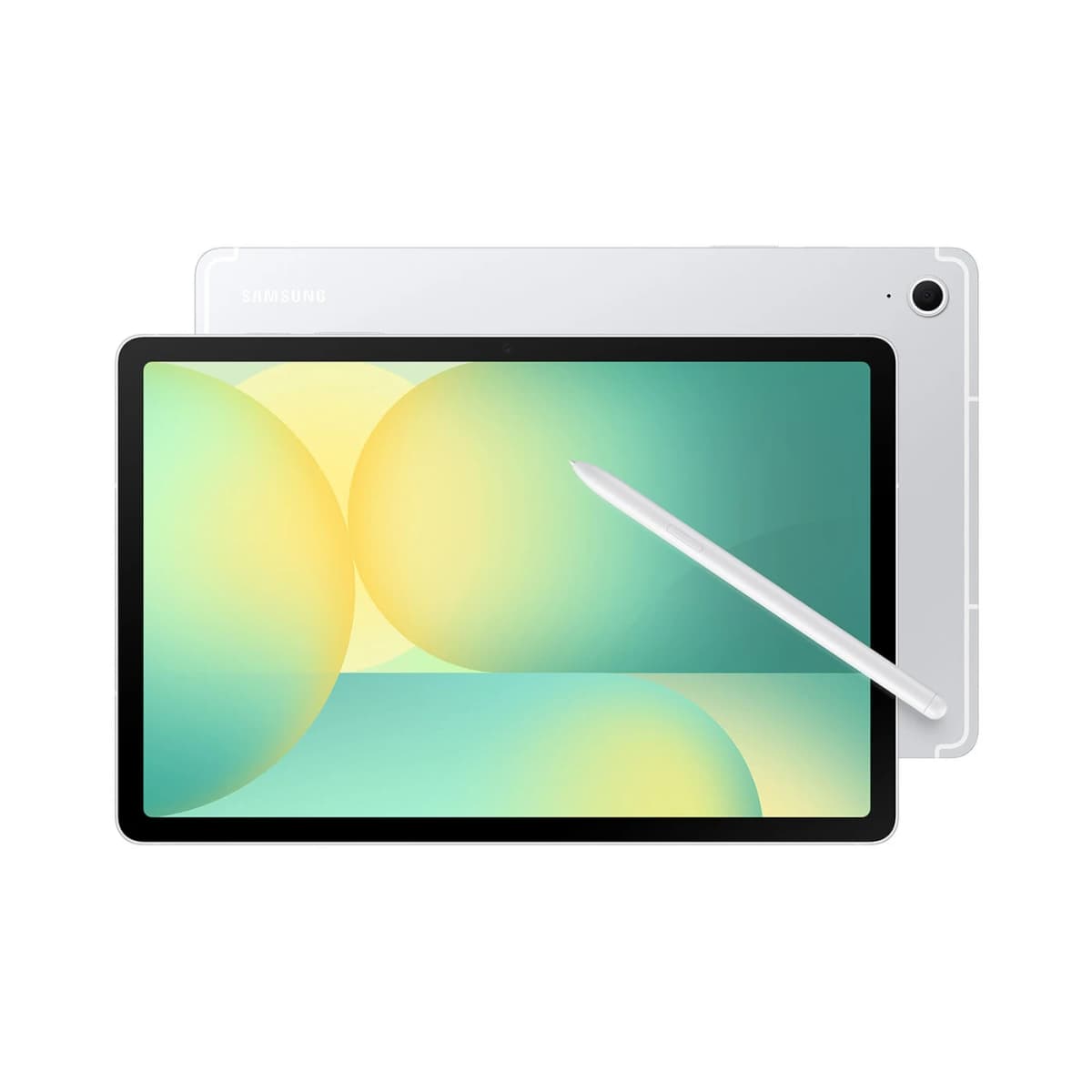Galaxy Tab S10 FE 256 ГБ Серебристый — вид сзади