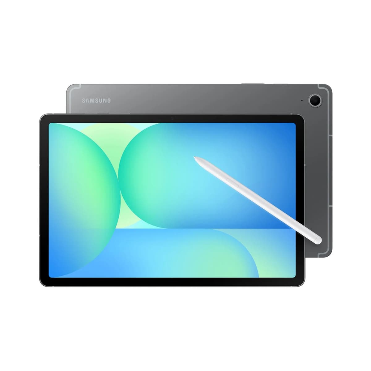 Galaxy Tab S10 FE 256 ГБ Серый — вид сзади