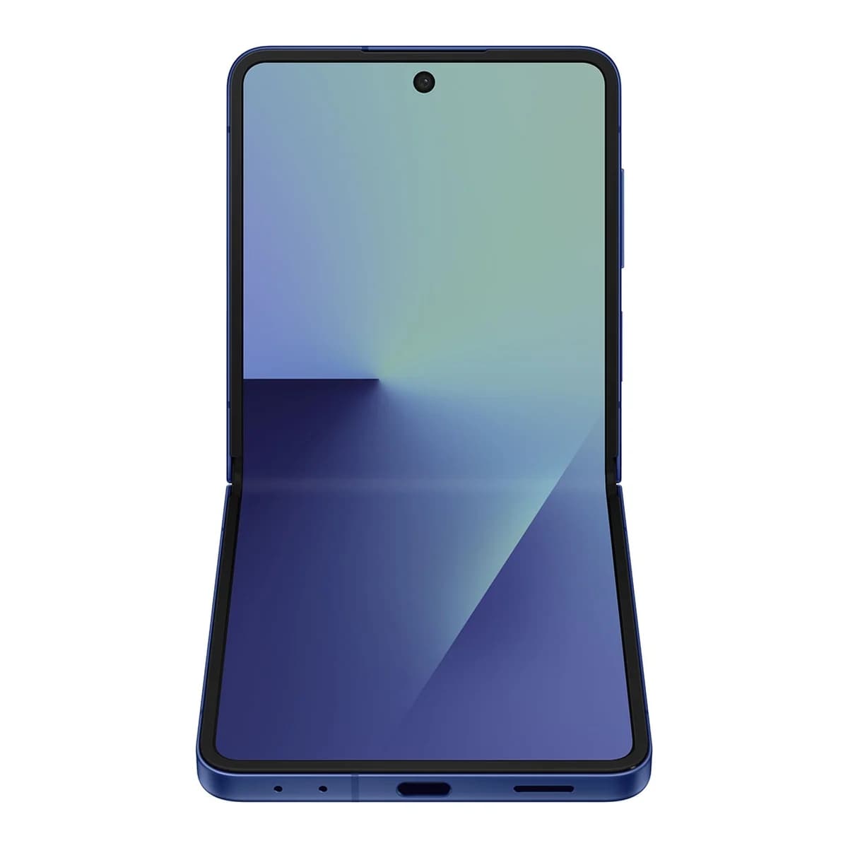 Galaxy Z Flip7 256 ГБ Синий — вид сзади