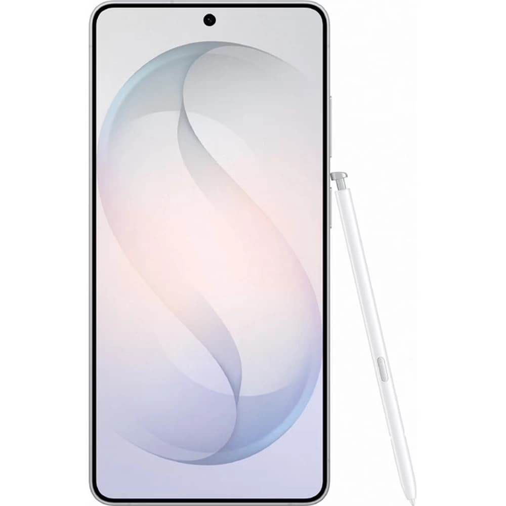 Galaxy S26 Ultra 256 ГБ Серебристая тень — вид сбоку
