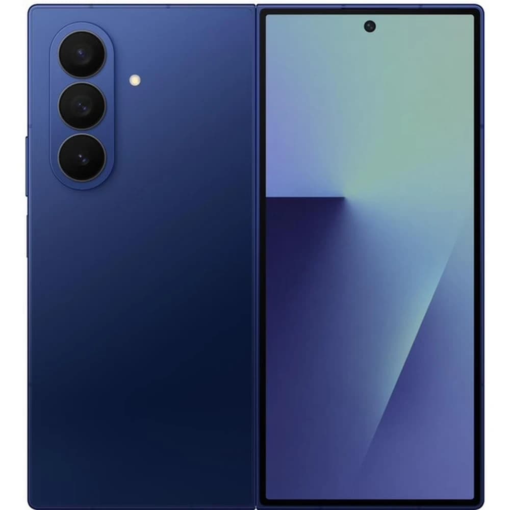 Galaxy Z Fold7 256 ГБ Синий — вид сзади