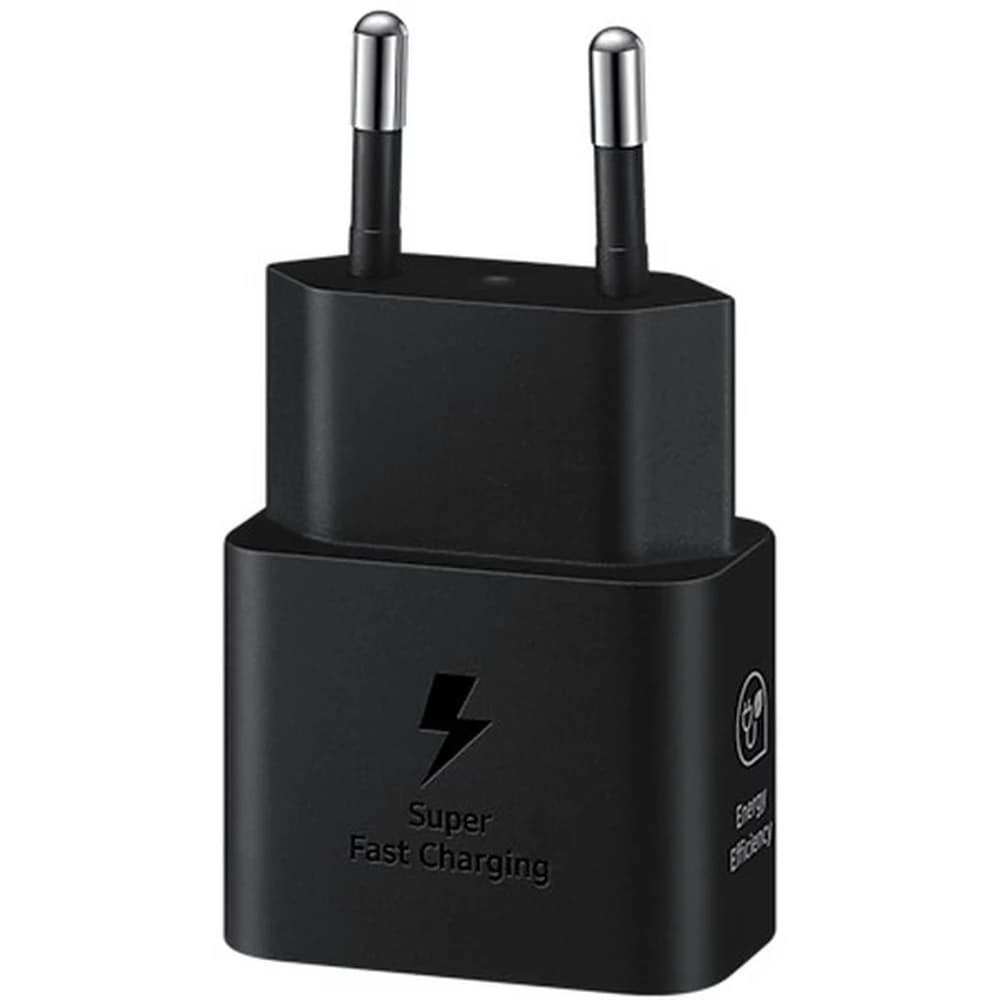 Сетевое зарядное устройство Samsung 25 Вт USB-C Чёрный